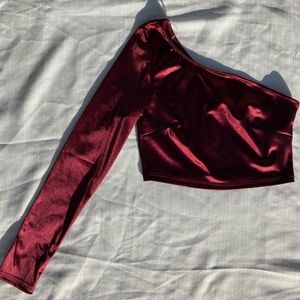 Better Be Maroon Crop Top